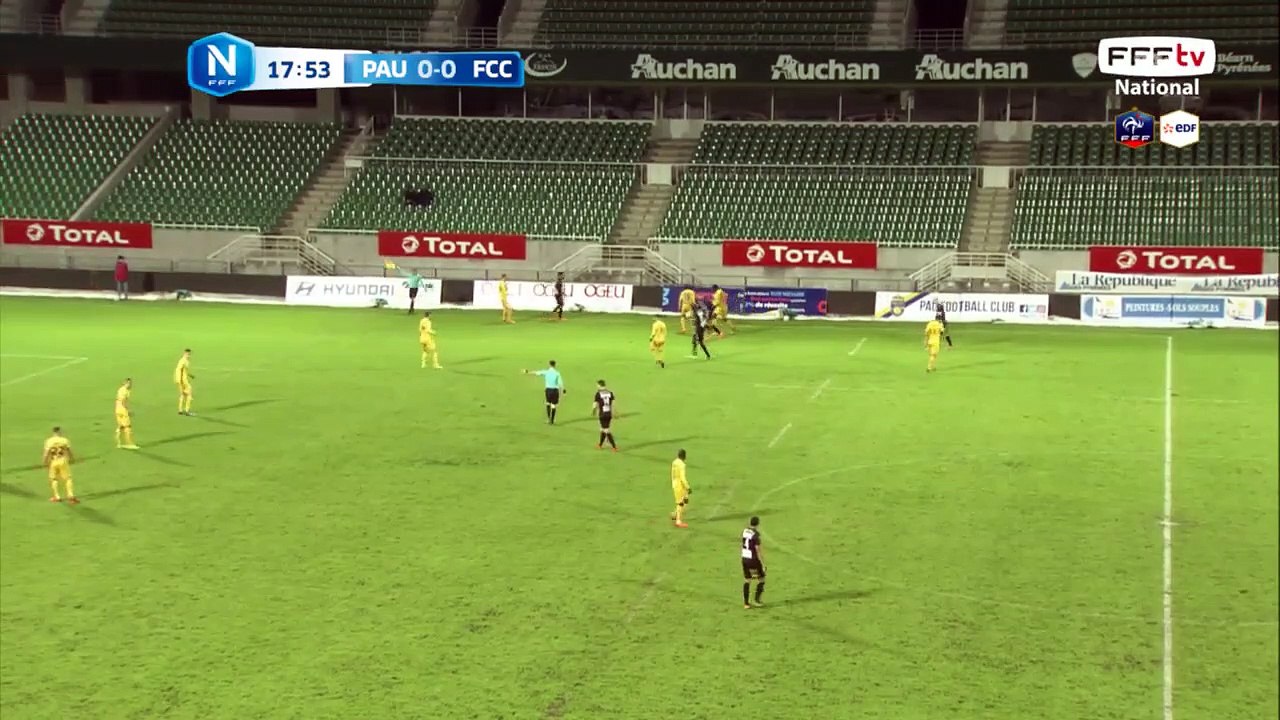 Grosse frayeur dans la surface de PAU heureusement KONE repousse le centre.
