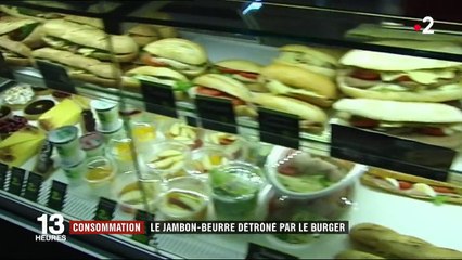 Consommation : le jambon-beurre détrôné par le burger
