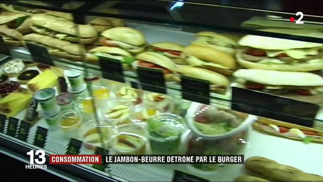 Consommation : le jambon-beurre détrôné par le burger