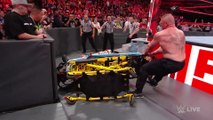 Roman Reigns is brutally ambushed by Brock Lesnar- Raw, March 19, 2018
