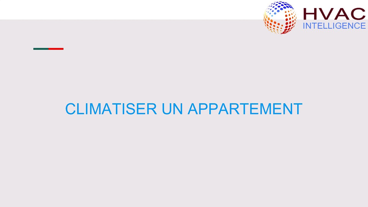 Climatiser un appartement