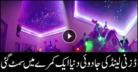 ڈزنی لینڈ کی جادوئی دنیا ایک کمرے میں سمٹ گئی