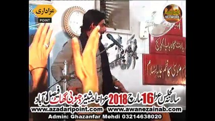 Allama Muntazir Mehdi 16 march 2018 Dhobi Ghat Faisalabad