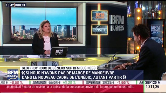 Si nous n'avons pas de marge de manœuvre dans le nouveau cadre de l'Unédic, autant partir , Geoffroy Roux de Bézieux - 20/03