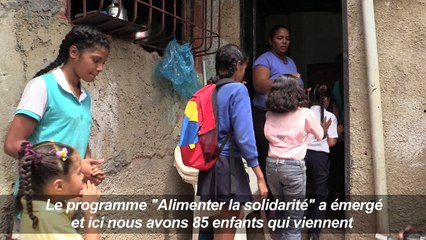 Au Venezuela, la solidarité au menu d'une favela de Caracas