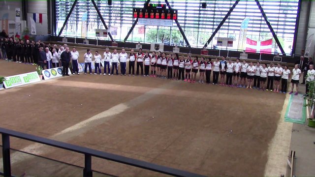 Présentation des équipes, finale Elite F Bièvre Isère contre Saint-Vulbas et finale Elite CRO Lyon contre Saint-Vulbas, France Clubs 2018, Balaruc-les-Bains 2018