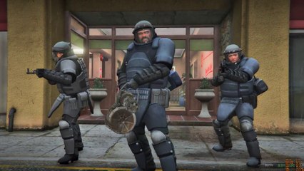 GTA V - Paleto Heist but cops are zombies