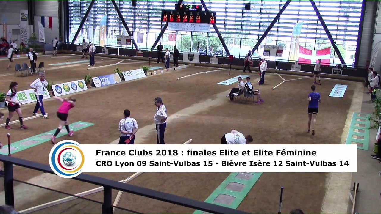 Troisième tour, tir progressif, finale Elite F Bièvre Isère contre Saint-Vulbas et finale Elite CRO Lyon contre Saint-Vulbas, France Clubs 2018, Balaruc-les-Bains 2018
