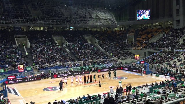 Παναθηναϊκός Superfoods - Ερυθρός Αστέρας | Αποδοκιμασίες στον ύμνο της Euroleague