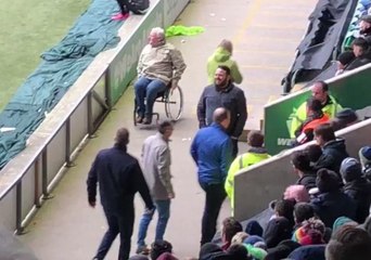 Soccer Fan Leaps Out of Wheelchair During Five-Goal Thriller