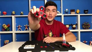 FIDGET SPINNER REVIEW + CONSTRUINDO HAND SPINNER CASEIRO FÁCIL PETER TOYS