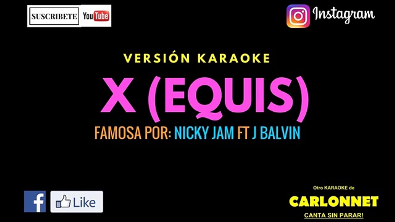 Nicky Jam x J Balvin (X Equis) Letra Official - Vídeo Dailymotion