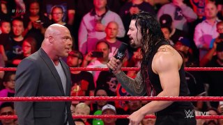 Roman Reigns is brutally ambushed by Brock Lesnar: Raw, March 19, 2018