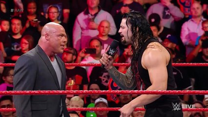 Roman Reigns is brutally ambushed by Brock Lesnar: Raw, March 19, 2018