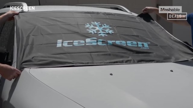 Snow storms have nothing on this magnetic windshield cover