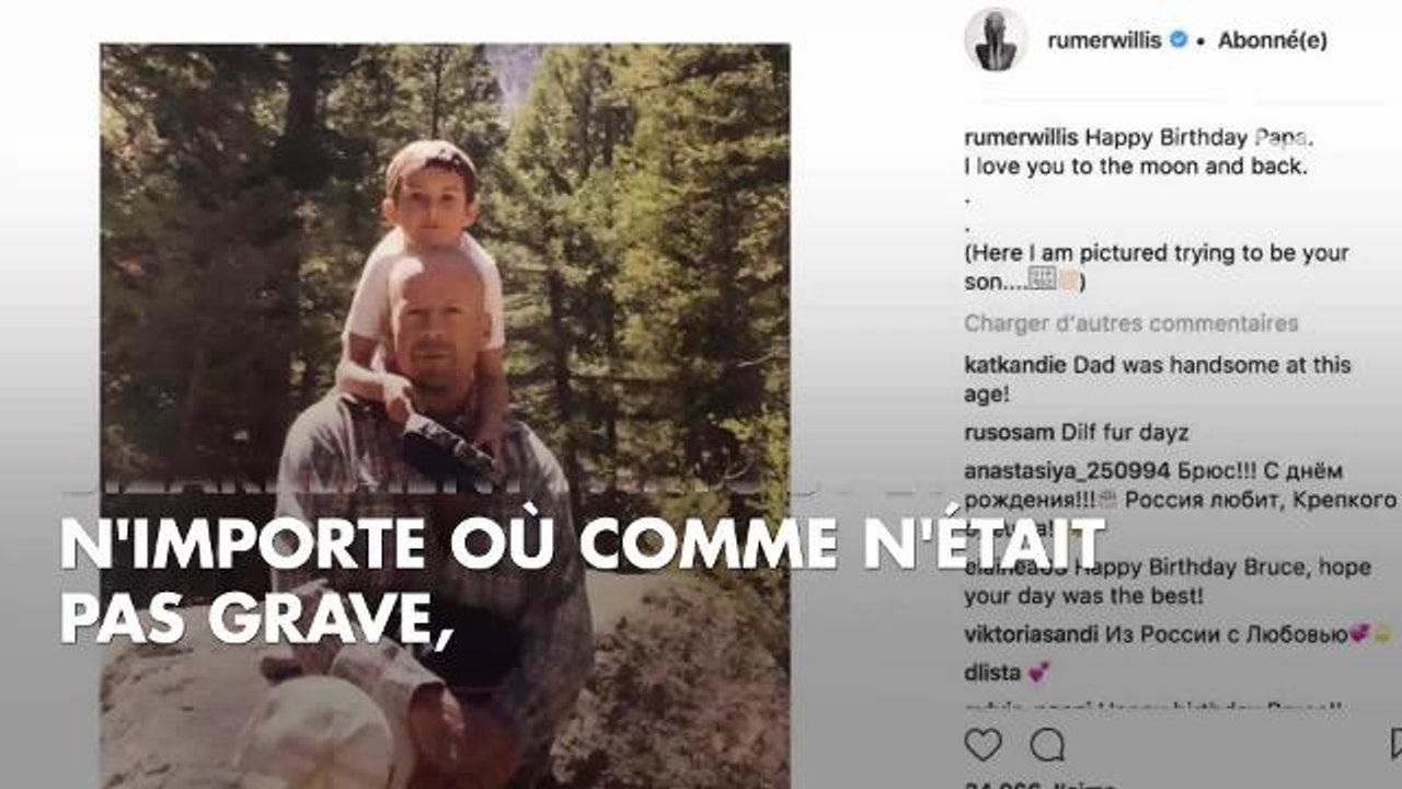 Bruce Willis a 63 ans : ses filles lui rendent hommage à travers des anciennes photos