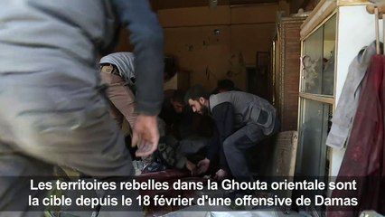 Syrie:Douma bombardée par le régime, au moins 25 civils tués