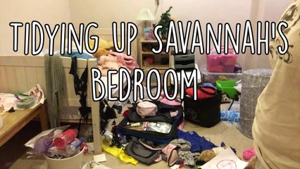 Just our Kid cleaning & decluttering her bedroom - Timelapse