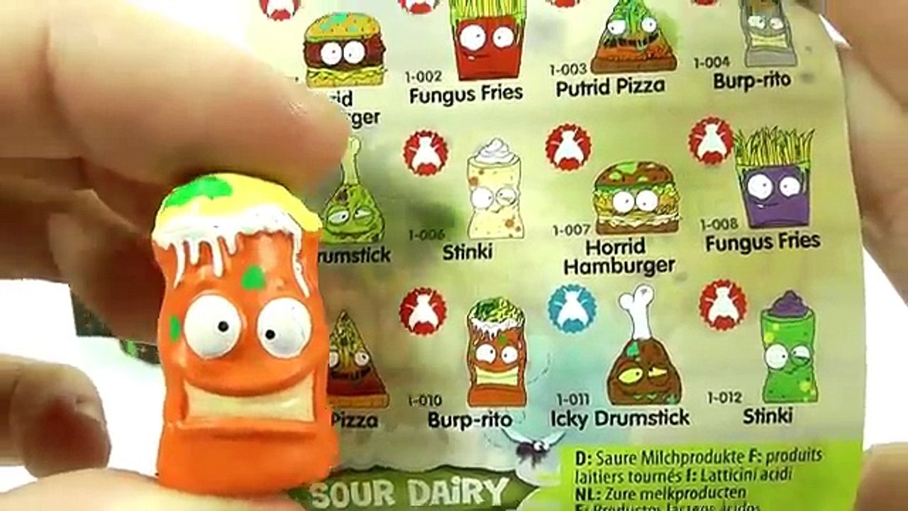 SOBRES SORPRESA DE GROSSERY GANG, COMIDA ASQUEROSA. SHOPKINS PODRIDOS!