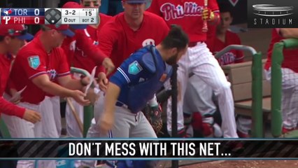 Russell Martin Has Interesting Interaction With Sideline Net