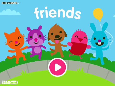 Sago Mini Friends | Sago Mini За компанию - Развивающий мультик (ИГРА) | Childrens cartoon game