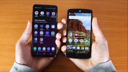 Nexus 5 Android 6.0.1 Vs Galaxy S9 Speed Test