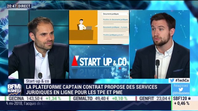 Start-up & Co: Captain Contrat démocratise l'accès au droit - 20/03
