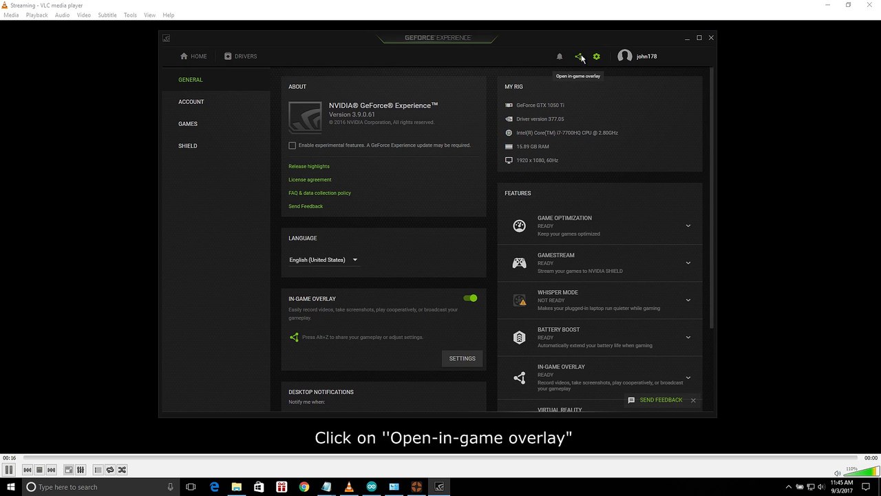 How to record gaming videos using NVIDIA GEFORCE built in recorder