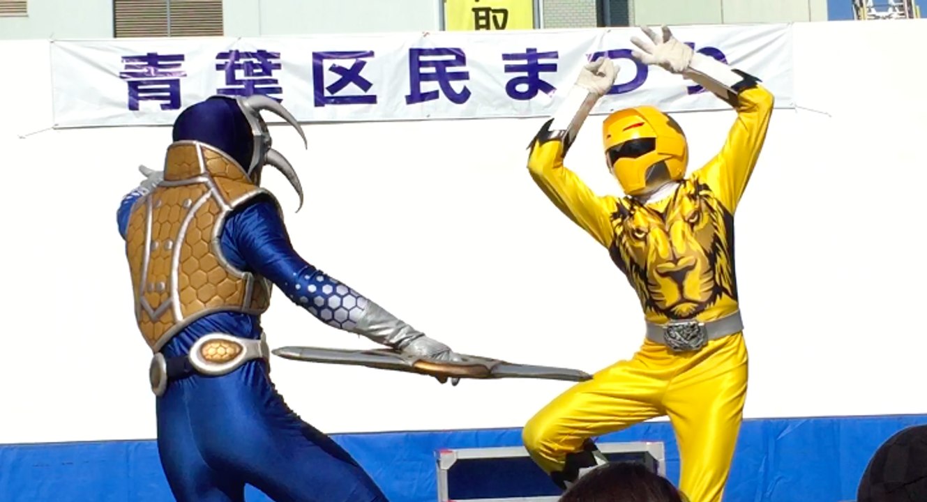 【動物戦隊ジュウオウジャー】キャラクターショー デスガリアン登場！ 第1話（後半）スーパー戦隊 特撮 Doubutsu Sentai Zyuohger SuperSentai