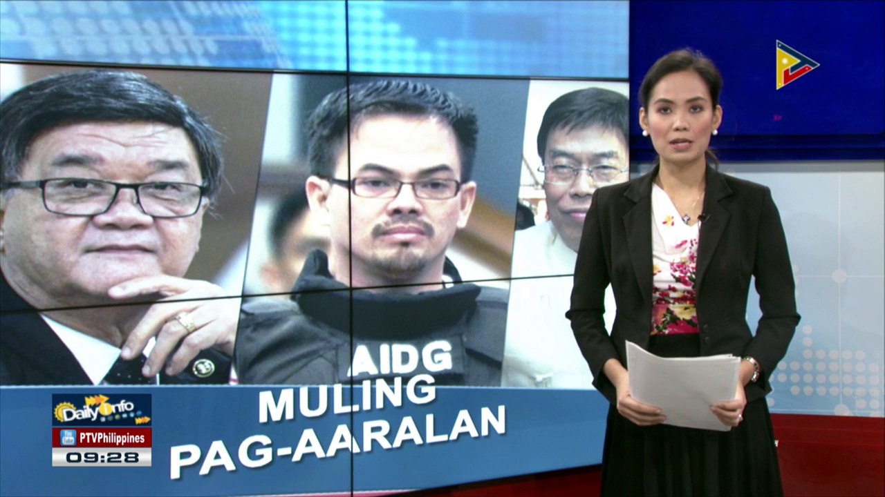 Kaso nina Espinosa, Lim at iba pa, pag-aaralan muli ng DOJ