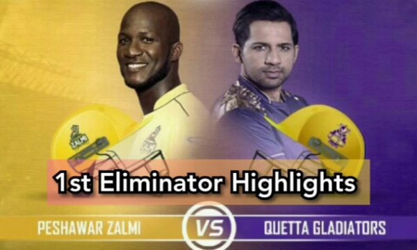 Peshawar Zalmi vs Quetta Gladiators 1st Eliminator highlights || HBL PSL 2018 || Most Thrilling Match of PSL || March 20