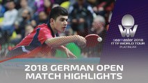 2018 German Open Highlights I Kanak Jha vs Cristian Pletea (U21-R32)