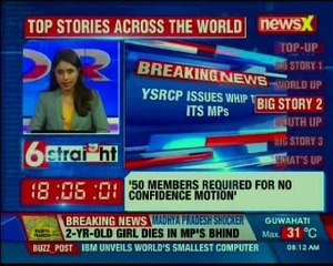 YSR Cong issues whip to MPs, says all YSRCP members be present, should vote in favour of the motion