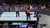 WWE 2K18 Harper wth Rowan vs Jimmy uso wth jey uso