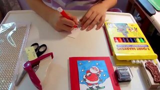 Amelia 彩虹橡皮筋教學~Merry Christmas 聖誕系列卡片 (基本款)