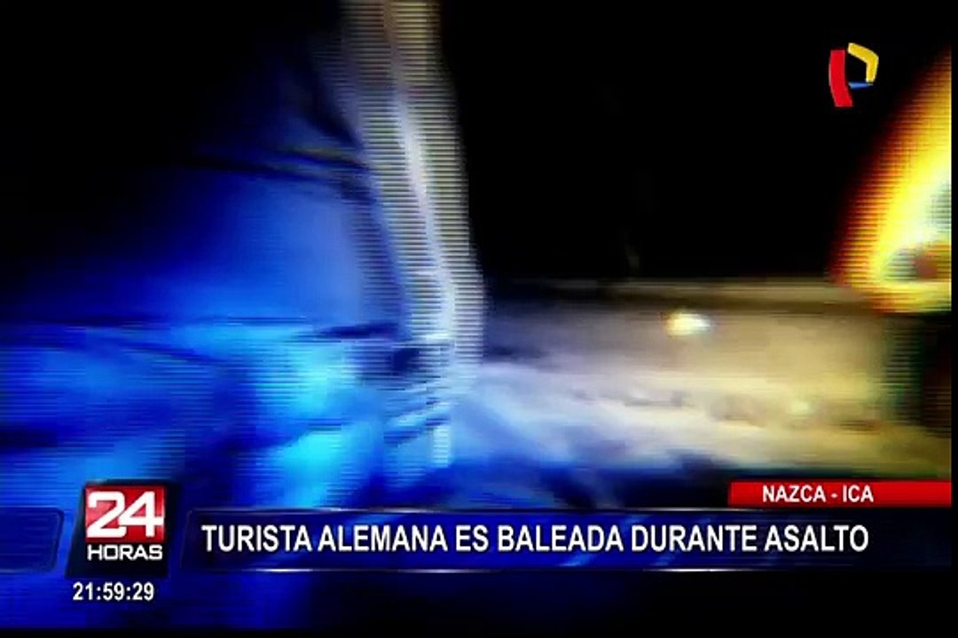 Asaltan a turistas alemanes y hieren a una mujer en Ica