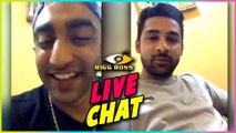 Puneesh Sharma And Akash Dadlani BROMANCE After Bigg Boss 11 | LIVE CHAT