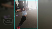 Hina Khan H0T Workout Video, Flat Stomach Workout