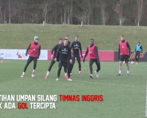 Latihan Umpan Silang Timnas Inggris: Tak Ada Gol!