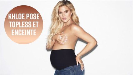 Khloe K. pose topless pour sa ligne de vêtements