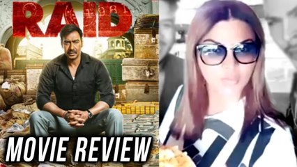 Rakhi Sawant REVIEWS RAID MOVIE | Ajay Devgn, Ileana Dcruz