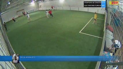 But de Jérôme  (4-1) - POMPIERS DE CHAUVIGNY Vs LES TONTONS FLINGUEURS - 20/03/18 20:00 - LIGUE 2