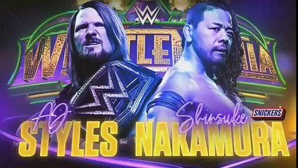 Nakamura vs Rusev - WWE Smackdown live 20 march 2018