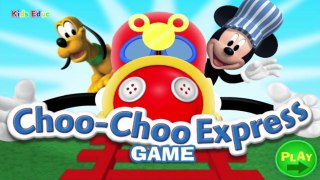 Choo-Choo Express - Learn Colors with Mickey Mouse! Funny Game for Babies and Kids