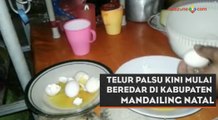 Telur Palsu Mulai Beredar di Mandailing Natal, Ini Buktinya!