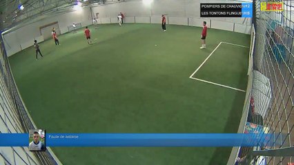 Faute de antoine - POMPIERS DE CHAUVIGNY Vs LES TONTONS FLINGUEURS - 20/03/18 20:00 - LIGUE 2