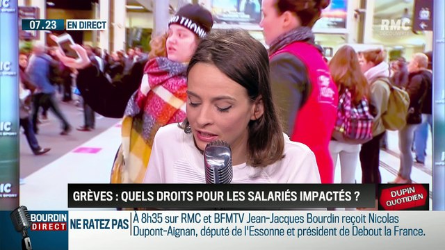 Dupin Quotidien : En matière de grèves, quels sont les droits pour les salariés impactés ? - 21/03