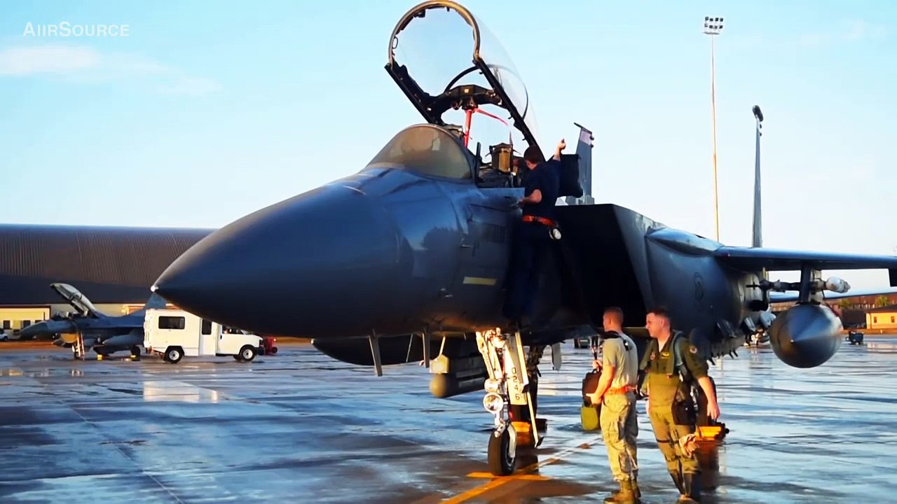 F-15 Preflight and Takeoff