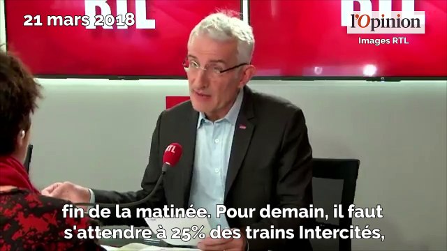 Grève SNCF: Guillaume Pepy annonce 50% des TER en circulation et 40% des TGV