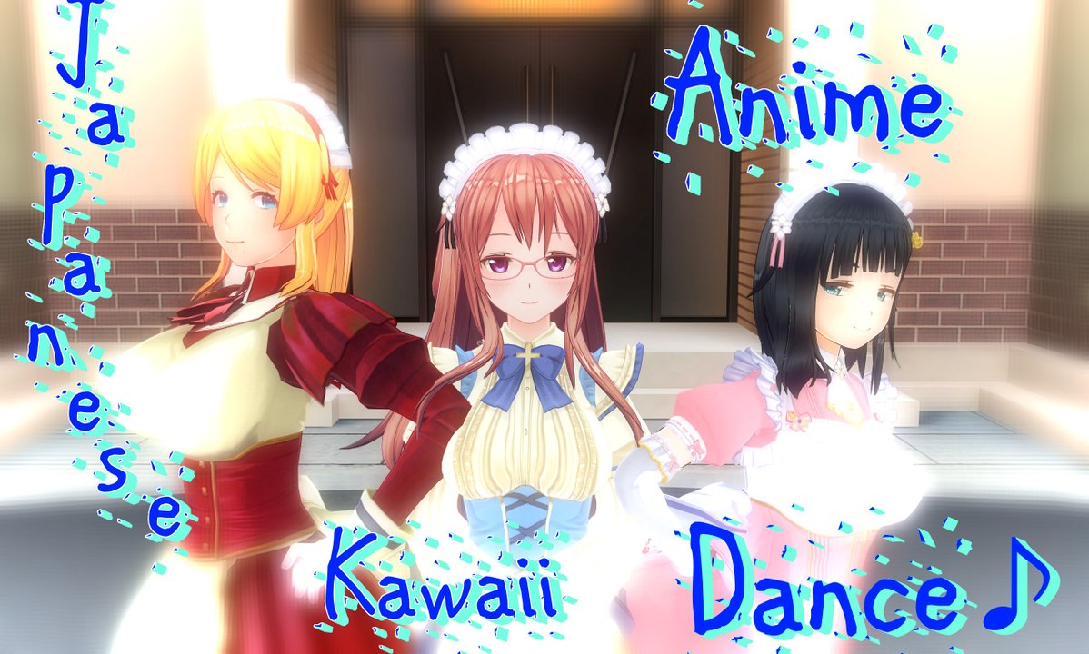 Cute Japanese character dances！